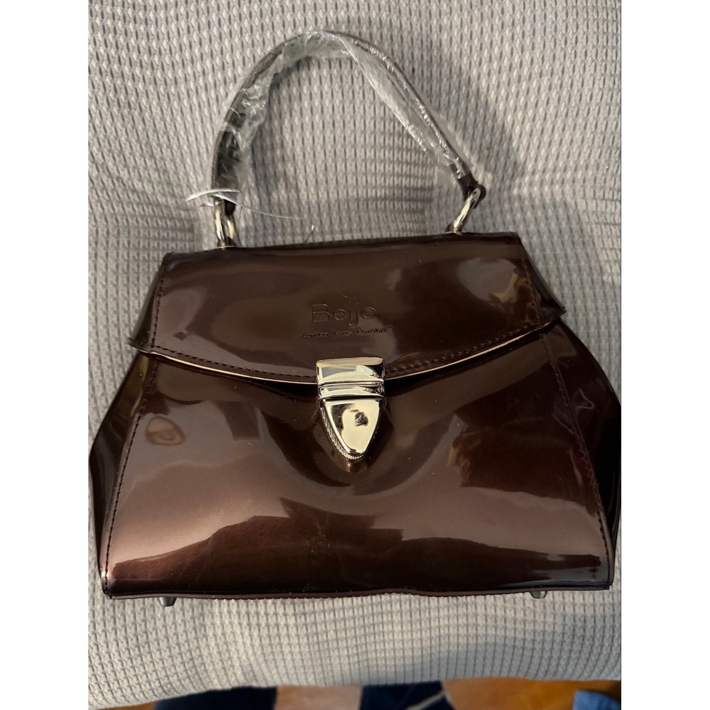 Beijo Brown Patent Leather NWT
